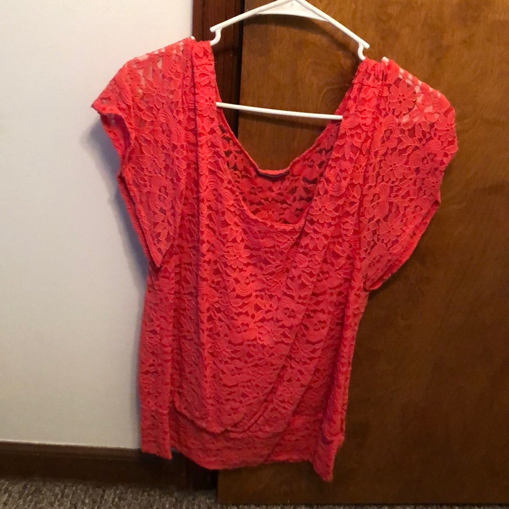 Charlotte Russe lace shirt